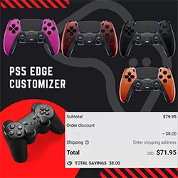 Get 10% OFF Your Custom PS5 Edge Controller